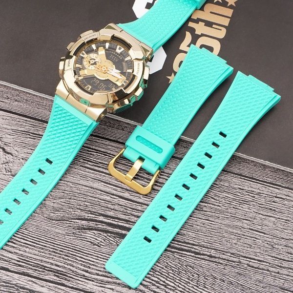 Ремінець для Casio G-Shock GA-100/110 Light Green GD 1051-1111 фото