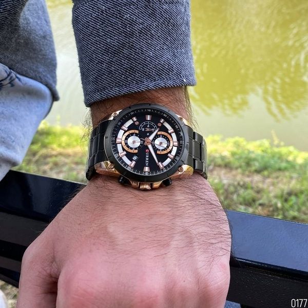 Curren 8360 Black-Gold 1008-0177 фото