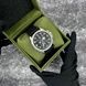 Awarder Embroidery Silver-Army Green Black Battery 10ATM 1202-0005 фото 3