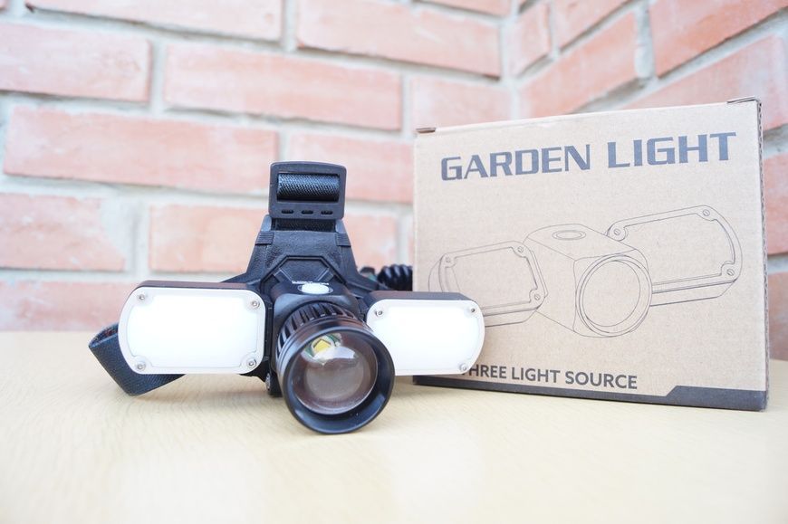 Ліхтар налобний Garden Light 626-T6 + USB кабель 6HL/626 фото