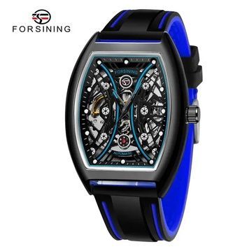 Forsining 8252 All Black-Blue 1059-0211 фото