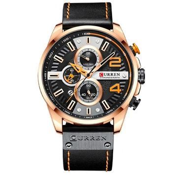 Curren 8393 Gold-Black 1008-0387 фото