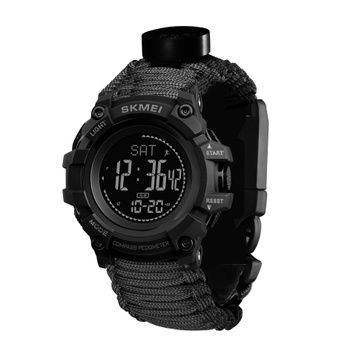 Skmei 1356BK Black Tactic Compass 1080-2090 фото