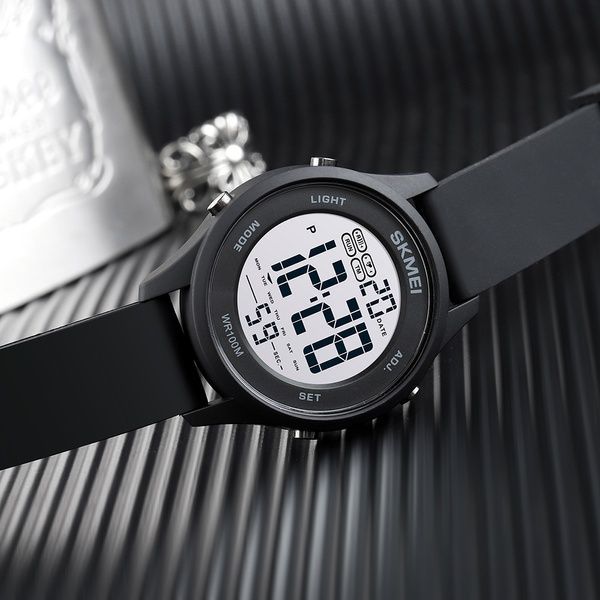Skmei 1758BKBKWT Black Black White 1080-0863 фото