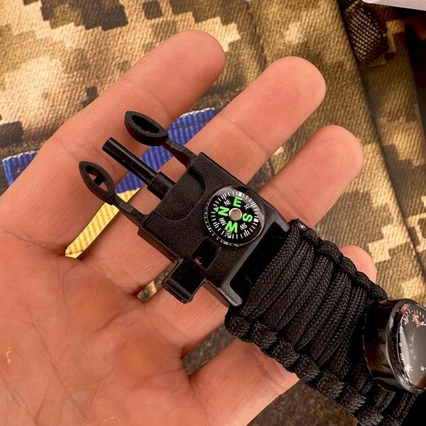 Skmei 1356BK Black Tactic Compass 1080-2090 фото