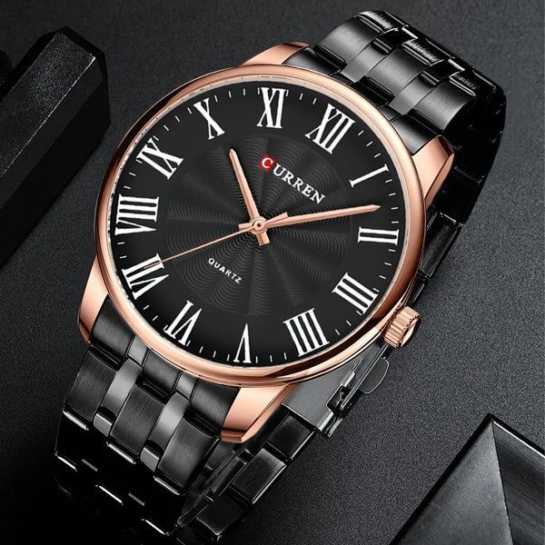 Curren 8422 Black-Gold 1008-0335 фото