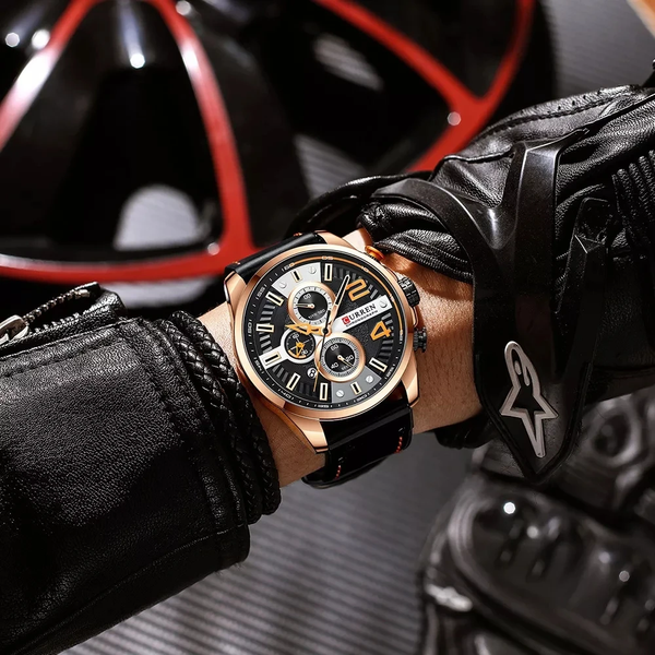 Curren 8393 Gold-Black 1008-0387 фото