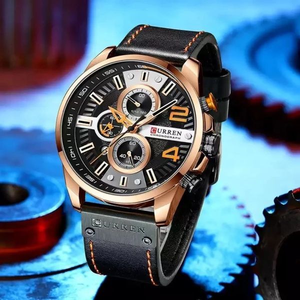 Curren 8393 Gold-Black 1008-0387 фото