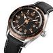 Skmei 9232LRGBK Rose-Gold Black Leather SALE 1080-1656 фото 2