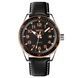 Skmei 9232LRGBK Rose-Gold Black Leather SALE 1080-1656 фото 1