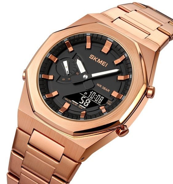 Skmei 1816RGBK Rose Gold-Black 1080-1913 фото