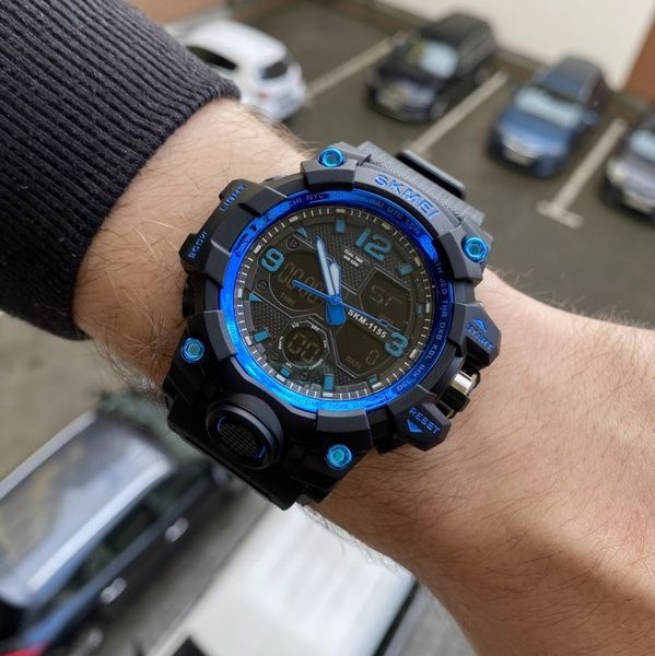 Skmei 1155 Black Blue 1080-0393 фото