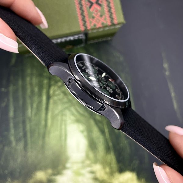 Awarder Embroidery Black-Green Black Battery 10ATM 1202-0009 фото