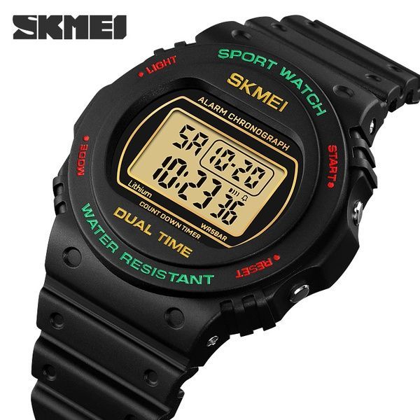 Skmei 1776BKGD Black-Gold 1080-2033 фото