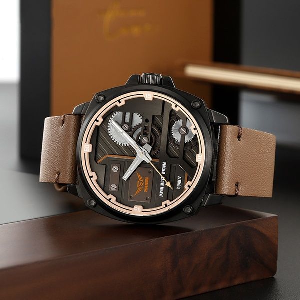 Skmei 2289BKLBN Black-Light Brown 1080-2573 фото