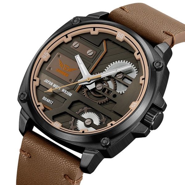 Skmei 2289BKLBN Black-Light Brown 1080-2573 фото