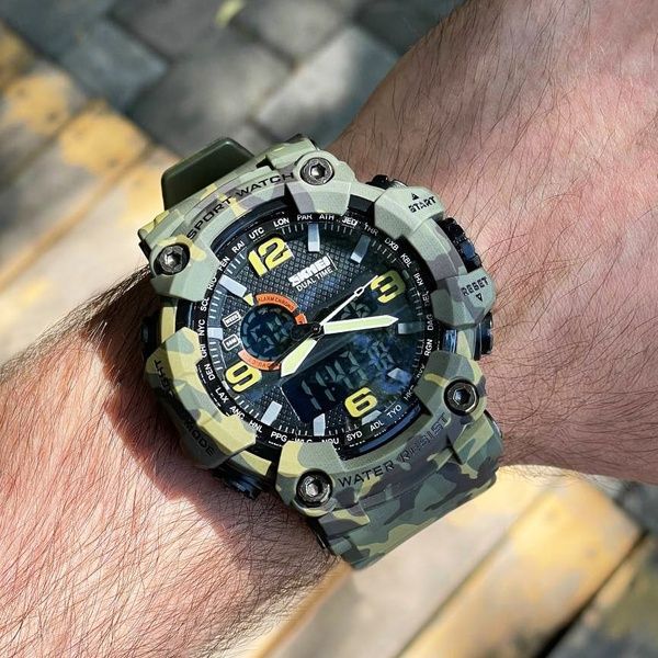 Skmei 1520CMGN Green Camo. SALE 1080-0805 фото