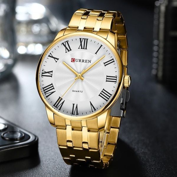 Curren 8422 Gold-White 1008-0336 фото
