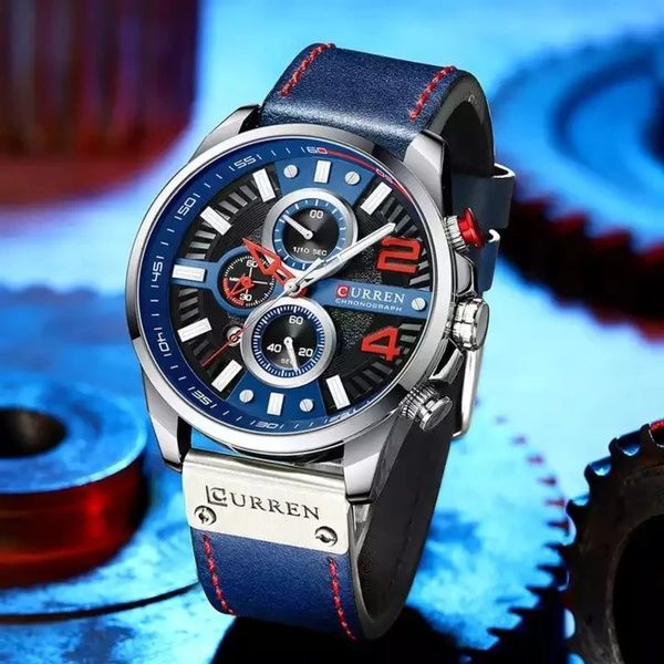 Curren 8393 Silver-Blue 1008-0384 фото