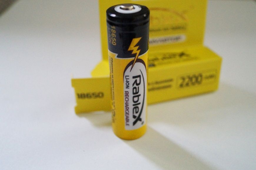 Акумулятор Li-ion 18650 Rablex 2200 mah 6AK/R220 фото