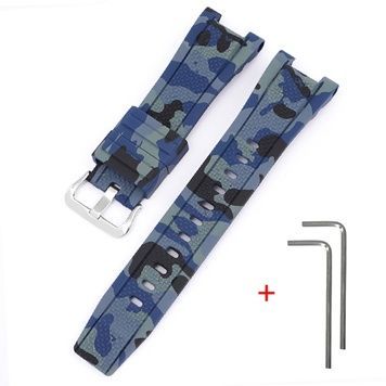 Ремінець для Casio G-Shock GST-W300 Camo Dark Blue SI 1051-0946 фото