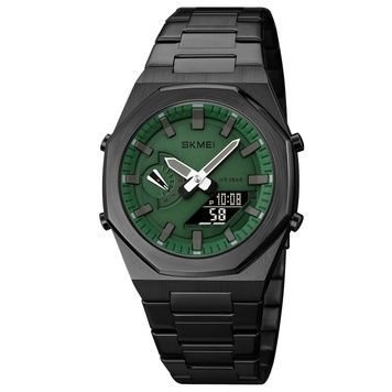 Skmei 1816BKGNBK Black Green-Black 1080-1916 фото