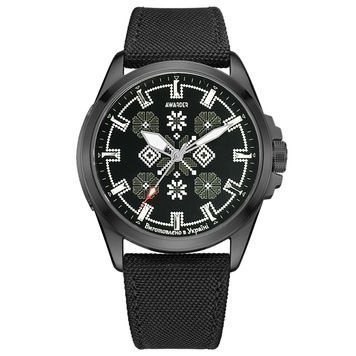 Awarder Embroidery Black-Army Green Black Battery 10ATM 1202-0011 фото