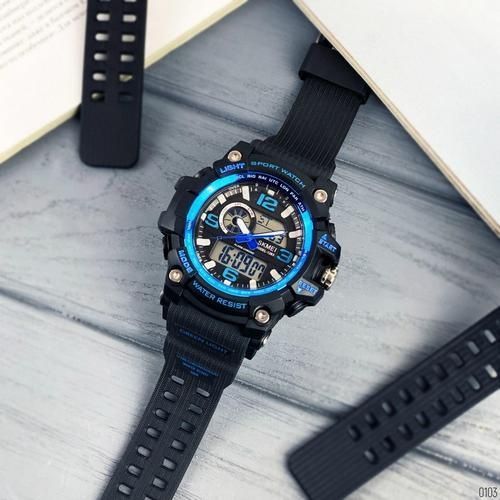 Skmei 1283 Black-Blue. 1080-0103 фото