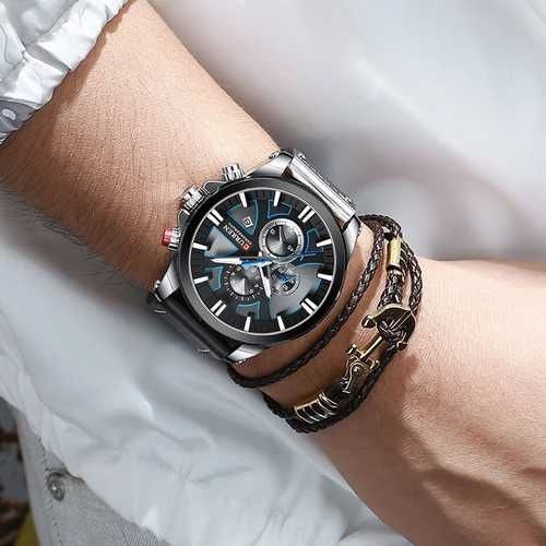 Curren 8346 Silver-Black 1008-0250 фото