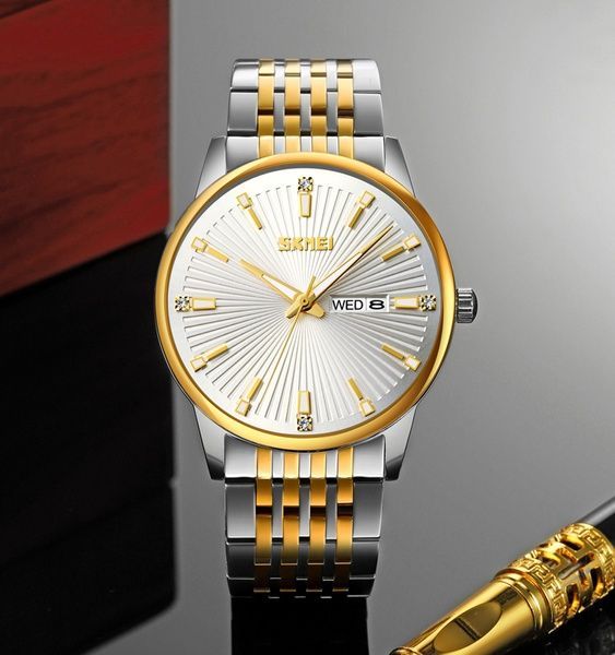 Skmei 9323TGDSI Silver/Gold-Silver 1080-2355 фото