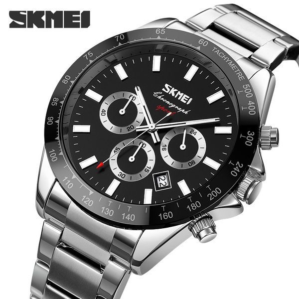 Skmei 9259SIBK Silver-Black 1080-2738 фото