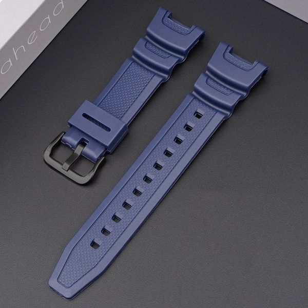 Ремінець для Casio SGW-100 Dark Blue BK 1051-1058 фото