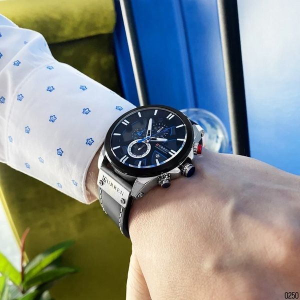 Curren 8346 Silver-Black 1008-0250 фото