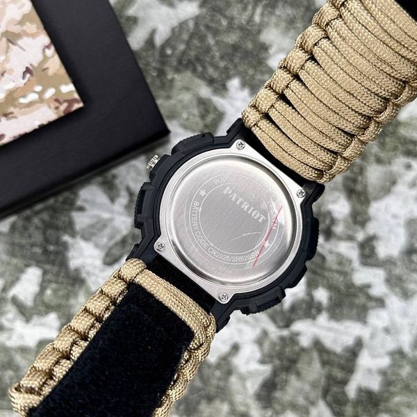 Patriot 005BKSU ЗСУ Чорні Паракордовий ремінець Khaki + Коробка 1201-0325 фото