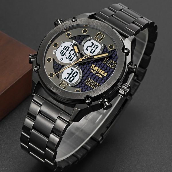 Skmei 1975SBKWT Black-White Steel 1080-2034 фото
