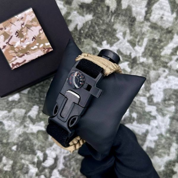 Patriot 005BKSU ЗСУ Чорні Паракордовий ремінець Khaki + Коробка 1201-0325 фото