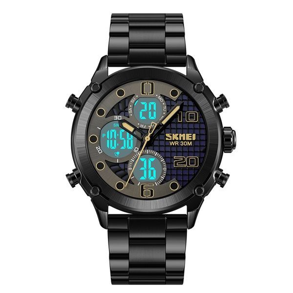 Skmei 1975SBKWT Black-White Steel 1080-2034 фото