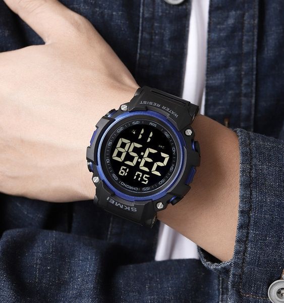 Skmei 1886BUBK Black-Blue-Black SALE 1080-1213 фото