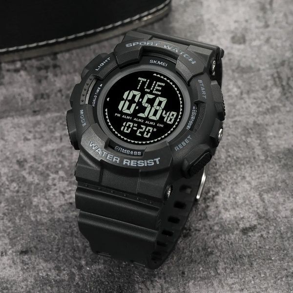 Skmei 2077BK Black+Compass 1080-2035 фото