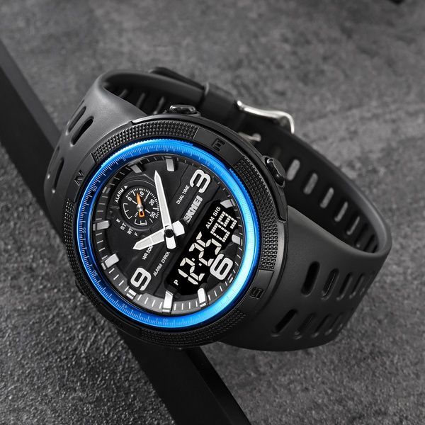 Skmei 1655BUBK Black-Blue SALE 1080-2291 фото