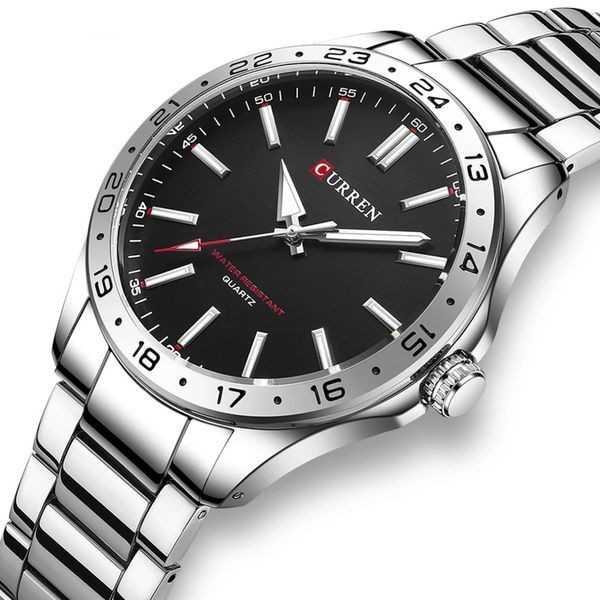 Curren 8452 Silver-Black 1008-0435 фото
