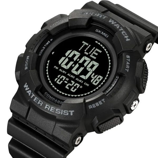 Skmei 2077BK Black+Compass 1080-2035 фото