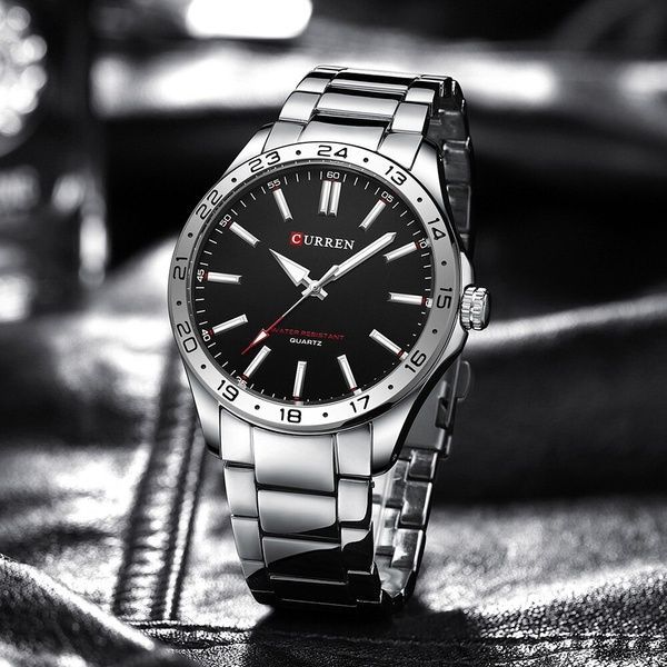 Curren 8452 Silver-Black 1008-0435 фото
