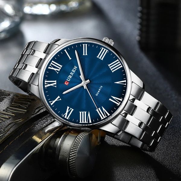Curren 8422 Silver-Blue 1008-0338 фото