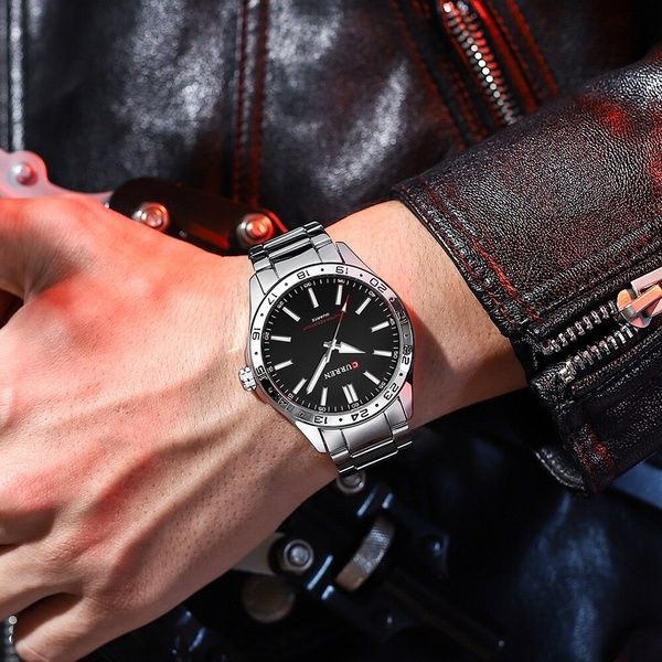 Curren 8452 Silver-Black 1008-0435 фото