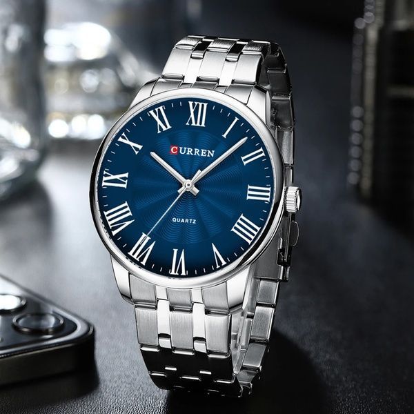 Curren 8422 Silver-Blue 1008-0338 фото