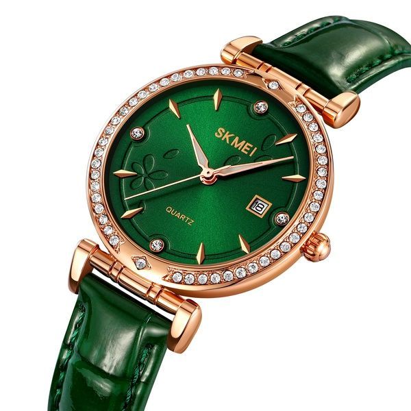 Skmei 2169RGGN Rose Gold-Green 1080-2879 фото