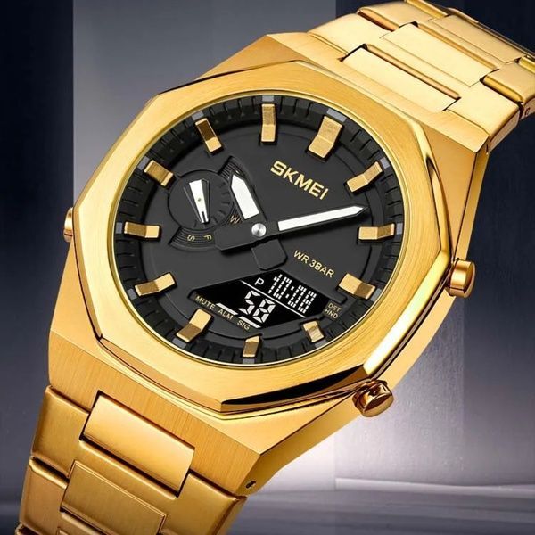 Skmei 1816GDWT Gold-White 1080-1918 фото