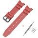 Ремінець для Casio SGW-100 Red BK 1051-1064 фото