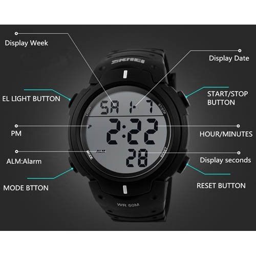 Годинник наручний 1258 SKMEI 6M/1258 фото